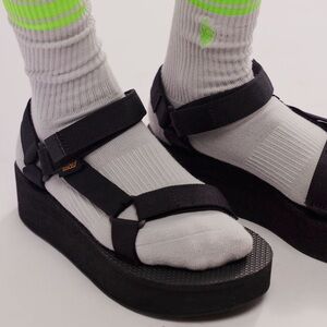 Teva Black Platform Sandals